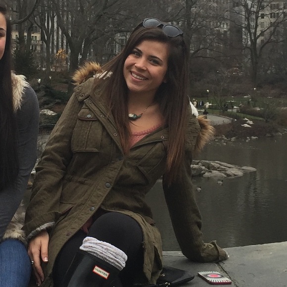 Anthropologie Army Green Coat 6 - Picture 2 of 5